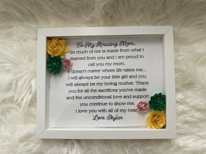 Mom-Inspired Shadowbox