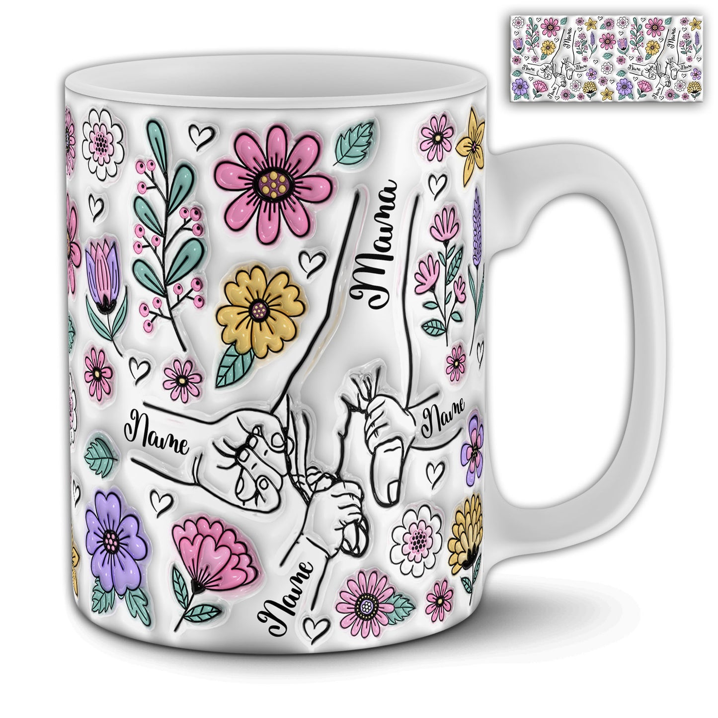 Holding Mom's Hand Mug